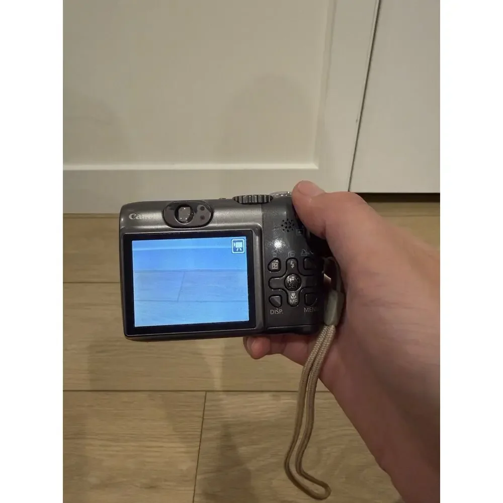 Canon PowerShot A590 IS 8.0MP Digital Camera - Gray - TESTED WORKS PC1263